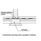 Foundation insulation membrane Fortex PAM 0.25 m x 50 m